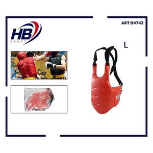 Protector de Pecho Rojo para Boxeo, Equipo de Artes Marciales - Product Image 3