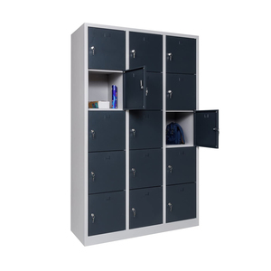 15 Cửa Kim Loại <span class=keywords><strong>Locker</strong></span> Tủ Phòng Tập Thể Dục Bưu Kiện <span class=keywords><strong>Locker</strong></span> Thép Nhân Viên <span class=keywords><strong>Locker</strong></span> Cho Thay Đổi Phòng Tập Thể Dục Trường - Product Image 1