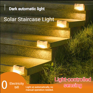 Luces Solares LED Europeas de 1.2V para Escalones con Modo Automático con Sensor de Luz - Sin Cables, Fácil Instalación en Exteriores - Product Image 4