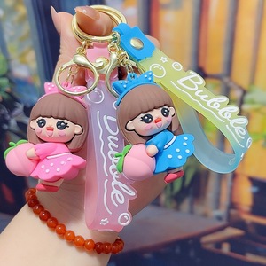 Creative Cartoon Cute Doll Series Attractive Fashionable PVC Rubber Keychains