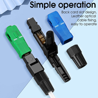 Conector Rápido de Fibra Óptica para Redes Exteriores y FTTH, Adaptador de Fibra Óptica SC LC PC UPC