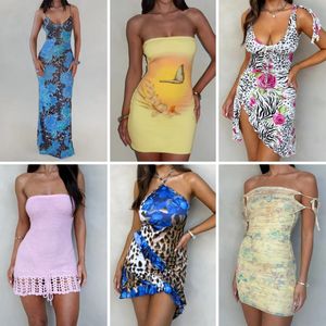 Vêtements pour femmes 2026, assortiment de robes décontractées imprimées, vêtements de marque pour femmes, liquidation, vente en gros, vêtements d'occasion, envoi aléatoire - Product Image 1