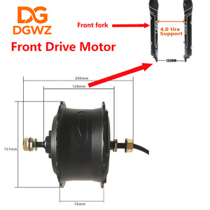 135mm 48V 52V 750W <strong>1000W</strong> Fat <strong>Ebike</strong> Electric Bicycle Front Drive Geared Hub Motor - Product Image 4
