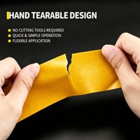 Ruban adhésif double face en maille à base de tissu sans résidus, haute adhérence, stable thermiquement, pour le bricolage et la décoration intérieure, fixation durable