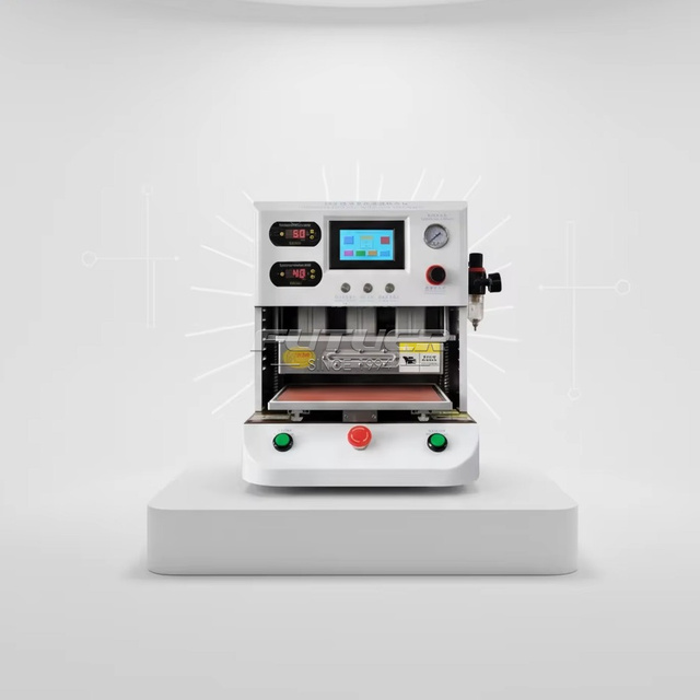 High Quality PLC Controlled Mobile Phone LCD OCA Glass Laminating Machine Motor Pump for Broken Screen Repair 1 Year Warranty