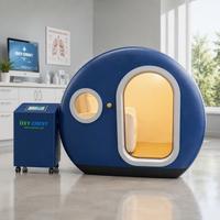 Chambre hyperbare d'oxygénothérapie en acier inoxydable et aluminium, robuste, 1.5 ATA 2.0 ATA, 800*2200mm, pour usage domestique et clinique