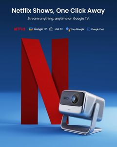 Proyector JMGO N1S PRO 4K UHD con Google TV, Blu-ray 3D, 2250 lúmenes ISO, láser triple para el hogar, DLP N1S PRO 4K UHD, proyector con Google TV N1S - Product Image 3