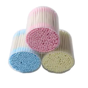 Competitive Price Most Popular Colored High Quality Cosmetic Cotton Swabs Buds in Box