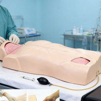 Maniquí de Torso de Inyección Venosa Central de PVC DARHMMY, Modelo Humano de Tamaño Real, Duradero, para Entrenamiento Clínico y Ciencias Médicas