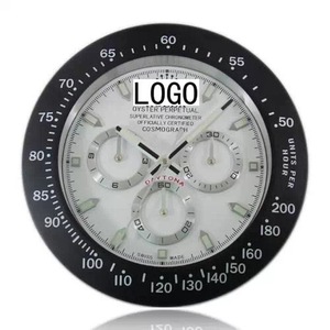 Oem Vòng Cổ Điển Lớn Tùy Chỉnh 14Inch Thẩm Mỹ Kim Loại Nghệ Thuật Trang Trí Nội Thất Đồng Hồ Lớn Hiện Đại Sang Trọng Đồng Hồ Treo Tường Cho Phòng Khách - Product Image 5