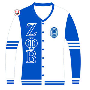 Zeta Phi รุ่นเบต้าคาร์ดิแกนปักลายสำหรับผู้หญิงเสื้อสเวตเตอร์ถักขนสัตว์สไตล์ตามสั่ง - Product Image 1