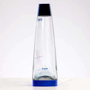 Giảm Giá Mạnh Chai Thủy Tinh Vodka Whisky Trong Suốt Rượu Spirit Rỗng <span class=keywords><strong>750Ml</strong></span> Hình Tam Giác Có Nắp Đề Can Nhãn Khắc Theo Yêu Cầu - Product Image 6