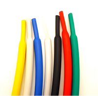 Tube thermorétractable en silicone, résistant aux hautes températures, épaissi, souple, coloré, isolant, en caoutchouc, 1kV, rapport 2:1