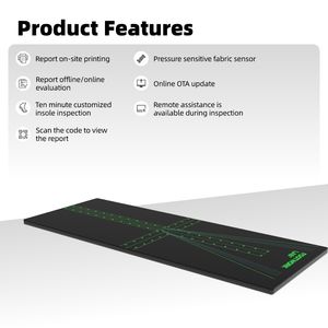 Plantilla Ortopédica Personalizada, Placa de Presión Plantar, Equipo de Entrenamiento de la Marcha de Tendencia con Interfaz USB, Almohadillas de Escaneo para Fisioterapia - Product Image 2
