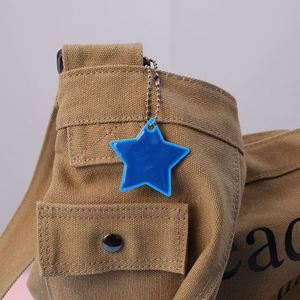 Custom Shape Reflective <b>Safety</b> <b>Keychain</b> with Logo Printing for Promotional Gifts Outdoor Activities - Product Image 3