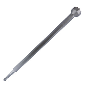Alloy Chisel 35mm Carbide Tip Straight Shank For Masonry Concrete Roughening Tools - Product Image 2