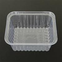 Plateau thermoformé pour germinés, emballage de plantes en blister, emballages jetables en plastique pour micro-légumes, fournis directement par l'usine