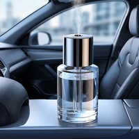 Diffuseur de parfum automatique intelligent pour voiture, 160 ml, pour porte-gobelet, en verre, vente en gros