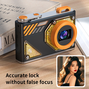 Klasik taşınabilir 2.8 inç CCD Mini dijital kamera çocuk fotoğrafçılık 1080P HD Video kaydedici çift Lens sabit odak optik Zoom MOS - Product Image 4