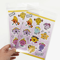 Hojas de Pegatinas Personalizadas Impresas en Papel Adhesivo Vinílico Mate Impermeable, Tamaños A4, A5 y A6, con Corte Kiss Cut para Niños