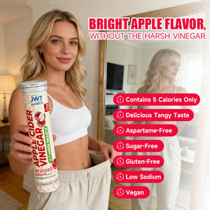 แอปเปิ้ลไซเดอร์ไวนิเกอร์ชนิดเม็ดฟู่ (แอปเปิ้ล) ACV พร้อมวิตามิน B12, B6 วีแกน 100% ไม่เติมน้ำตาล ง่ายต่อการรับประทาน ปราศจากกลูเตน - Product Image 5