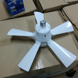 <span class=keywords><strong>2025</strong></span> Mini Dimmable LED Bóng đèn 30 Wát E27/E26 AC 85-265V quạt trần với 5 lưỡi ổ cắm và ánh sáng cho dân cư sử dụng New fan bóng đèn - Product Image 4