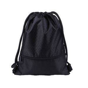 Customized Screen Print Oxford Cloth <b>Drawstring</b> Bag Training Bag <b>Drawstring</b> Zipper Bag Fitness Outdoor <b>Backpack</b> - Product Image 2