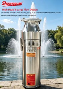 <span class=keywords><strong>Pompe</strong></span> de fontaine submersible QSP(F) 80 mm à haute pression pour aménagement paysager, corps en acier inoxydable haute efficacité, étanche IP68, <span class=keywords><strong>pompe</strong></span> électrique 7,5 kW MAX - Product Image 3