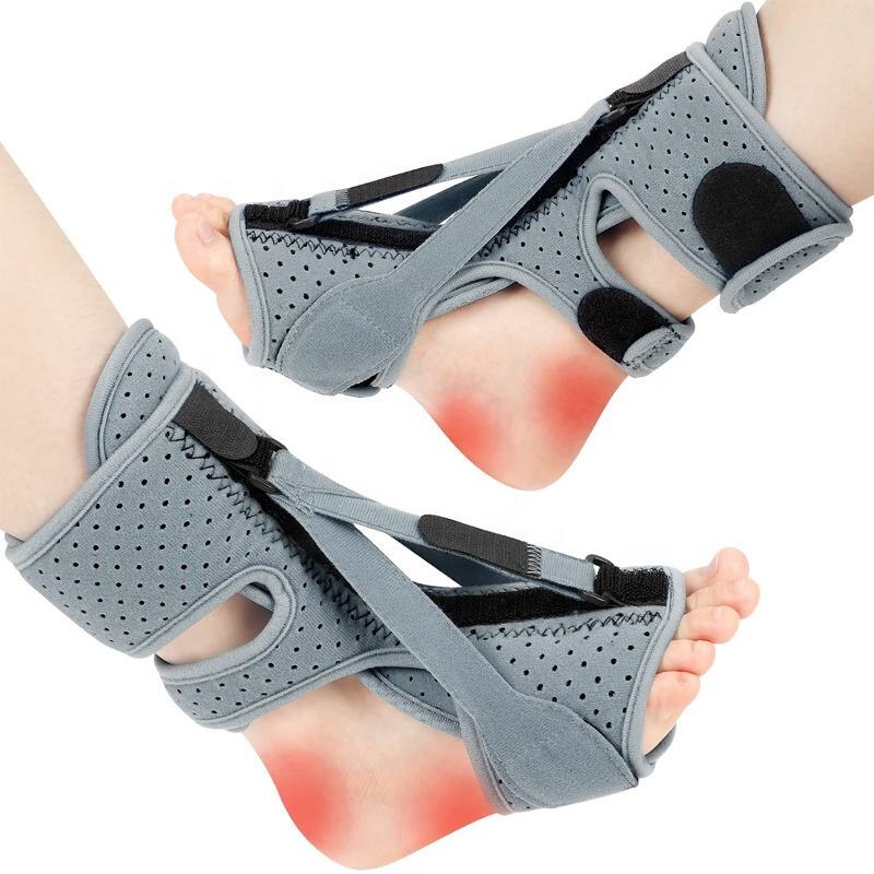 Adjustable 3 Band Foot Drop Splint Brace Orthotic Support Achilles ...