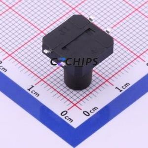 TS-1103S-C-S Tactile Switch SMD-4P,12x12mm Switch Single Pole Single Throw Round Button 2.6N Vertical Mount - Product Image 2