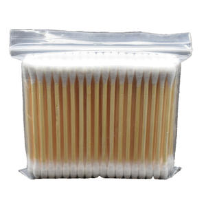 Coton-tiges jetables à double extrémité en bois, coton-tiges pour nettoyer les oreilles, serviettes hygiéniques, coton-tiges démaquillants. - Product Image 1
