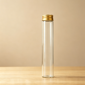2026 Clear Glass Storage Vial Bottle Aluminium Screw Cap <b>Mini</b> Tube Container 10ml 15ml 20ml 25ml 30ml acceptable customer's logo - Product Image 5
