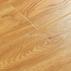 Plancher stratifié en vinyle imitation bois de noyer et chêne, étanche AC3, 10 mm, système clic - Product Image 4