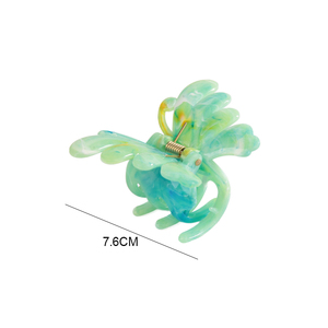 Patrón de mármol gradual de fábrica, hermosos accesorios para el cabello, garra para el cabello, pinzas para la mandíbula de concha de tortuga de mariposa para niñas y mujeres - Product Image 2