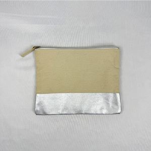 Wholesale Custom Logo Organic Cotton Canvas Large Portable Makeup Bag Women's Travel Pouch Zipper <b>Pc</b> Fabric <b>Case</b> Fashion Daily - Product Image 3