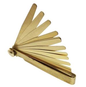 เกจวัดความหนาแบบไม่เป็นแม่เหล็ก ทำจากทองเหลือง ความแม่นยำสูง 20 ใบ/ชุด ช่วงการวัด <span class=keywords><strong>0.05</strong></span> ถึง 1.00 มม. ไม่เป็นสนิม - Product Image 2