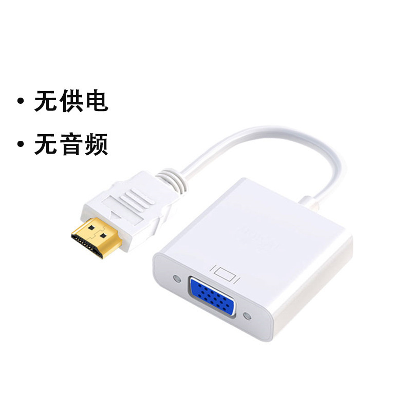 HDMI to VGA adapter [White, no power, no audio]