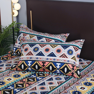 Ready Stock basso MOQ popolare formato in microfibra EU <span class=keywords><strong>singolo</strong></span> doppio re Super King spazzolato stampa <span class=keywords><strong>copripiumino</strong></span> Set - Product Image 6