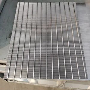 Thailand 200 250 300 400 micron SS304 316 stainless steel flat wedge wire mesh screens sheet 50x80cm plate pond fish