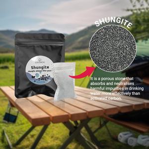 Botella de Agua Alcalina SOUDRON con Cristal de Cuarzo Energético y Auténtica Shungita Noble - Product Image 2