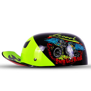 Vente en gros Casques de <span class=keywords><strong>moto</strong></span> Locomotives <span class=keywords><strong>pour</strong></span> hommes et femmes Demi-casque vintage Casquette de baseball Casque de <span class=keywords><strong>moto</strong></span> en <span class=keywords><strong>gourde</strong></span> - Product Image 2