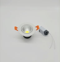 Spot LED encastré de plafond dimmable 3 couleurs (chaleur, blanc, RGB) 5W 7W, angle de faisceau réglable, technologie COB