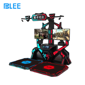 ระบบประสบการณ์ VR แบบสองผู้เล่น BLEE Realistic Motion Battle (หน้าจอคู่) ให้ความสนุกสมจริงเสมือนอยู่ในเกม พร้อมการเล่นเกมที่เต็มไปด้วยความสนุกสนาน เหมาะสำหรับสวนสนุก - Product Image 1