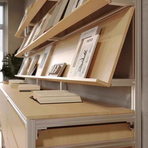 Scaffalatura Modulare in Alluminio Leggera e Resistente Libei per Stoccaggio in Magazzino, Esposizione di Verdure e Vini in Supermercato - Product Image 3