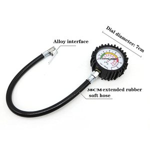 เกจวัดแรงดันลมยางรถบรรทุกแบบอนาล็อก <span class=keywords><strong>0</strong></span>-170 psi พร้อมสายยางแบบยืดหยุ่น จากผู้ผลิตโดยตรง - Product Image 5