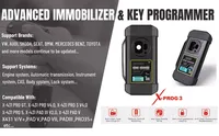 Launch-programador de llave e inmovilizador X431 X-PROG3, funciones IMMO completas, diseñadas para cerrajero