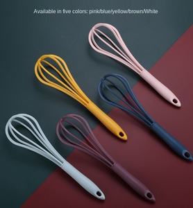 Batidor de Huevos Manual de Plástico, Batidor de Varillas para Cocina, Repostería, Crema, Pastel, Mezclador Manual Giratorio de PP - Product Image 2