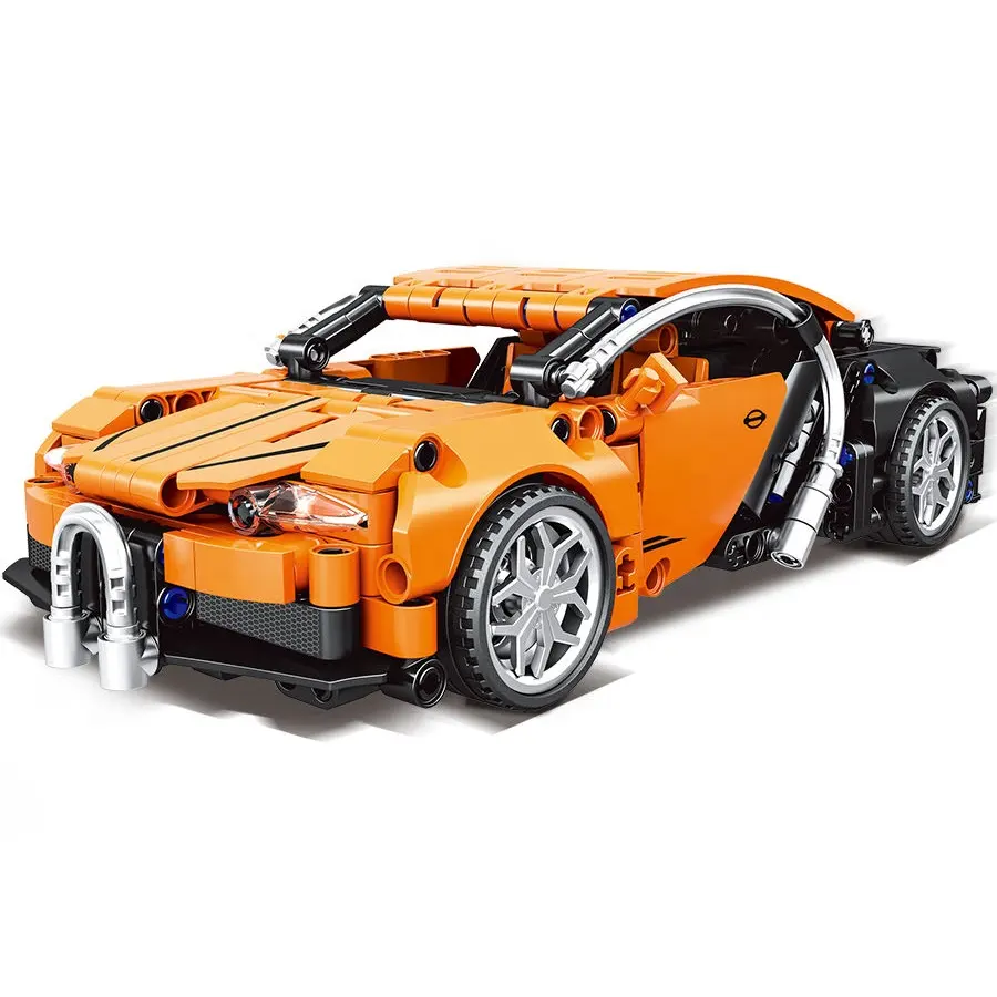 Samtoy 388Pcs Assembleren Diy Technic Steel Raceauto Model Pull Back Voertuig Sport Speelgoed Auto 'S Bouwsteen Bakstenen Voor Kinderen