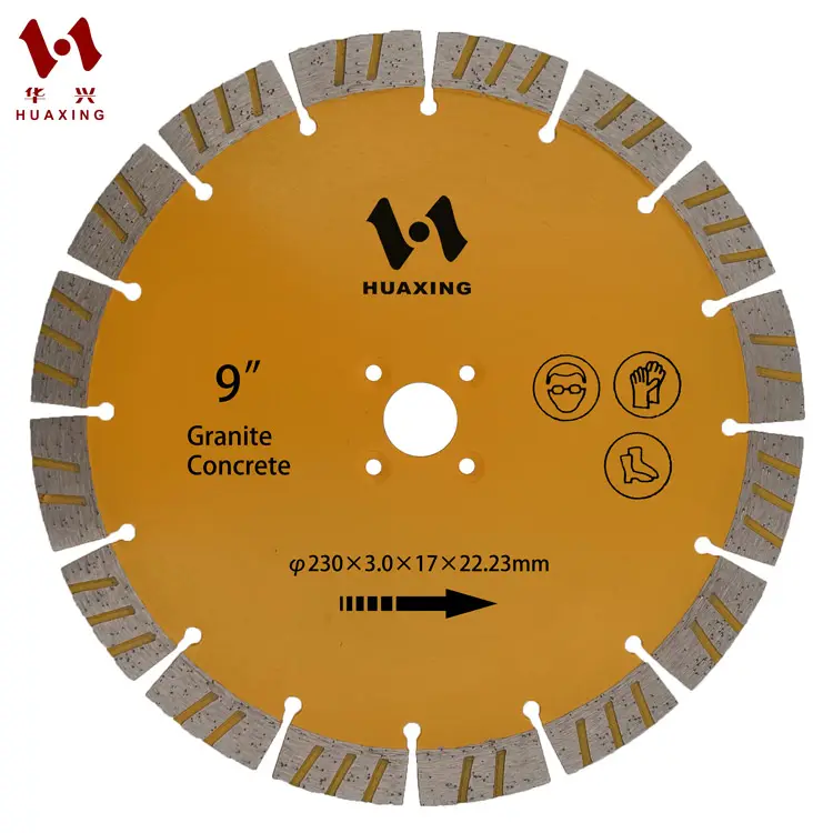 เพชรเครื่องมืออุปกรณ์เสริมวงกลมคอนกรีตใบเลื่อยตัดแผ่นดิสก์สำหรับหินแกรนิตหินอ่อนยางมะตอย