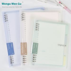 All'ingrosso Notebook di alto valore per gli studenti delle scuole medie e medie palmare morsetto di ferro rimovibile speciale fibbia ad anello ispessita - Product Image 6